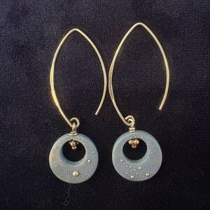 Artisan, ceramic earrings